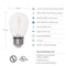 Feit Electric Feit S14 E26 (Medium) LED Bulb Warm White 11 Watt Equivalence 4 pk S14/822/FILED/4 - alternate 6